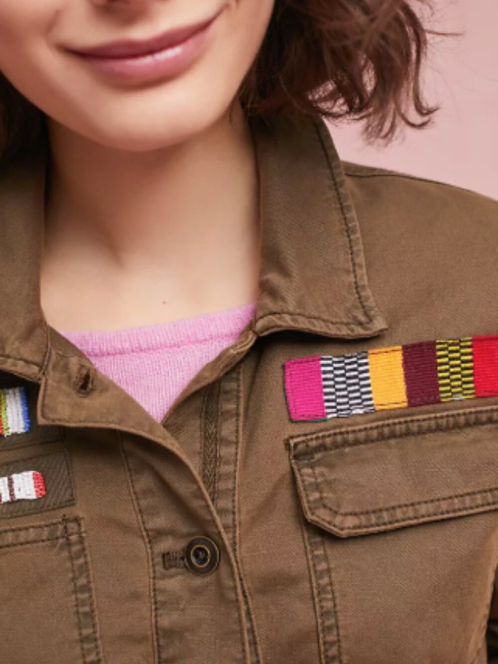 Anthropologie Peplum Military Jacket - Picture 3 of 8